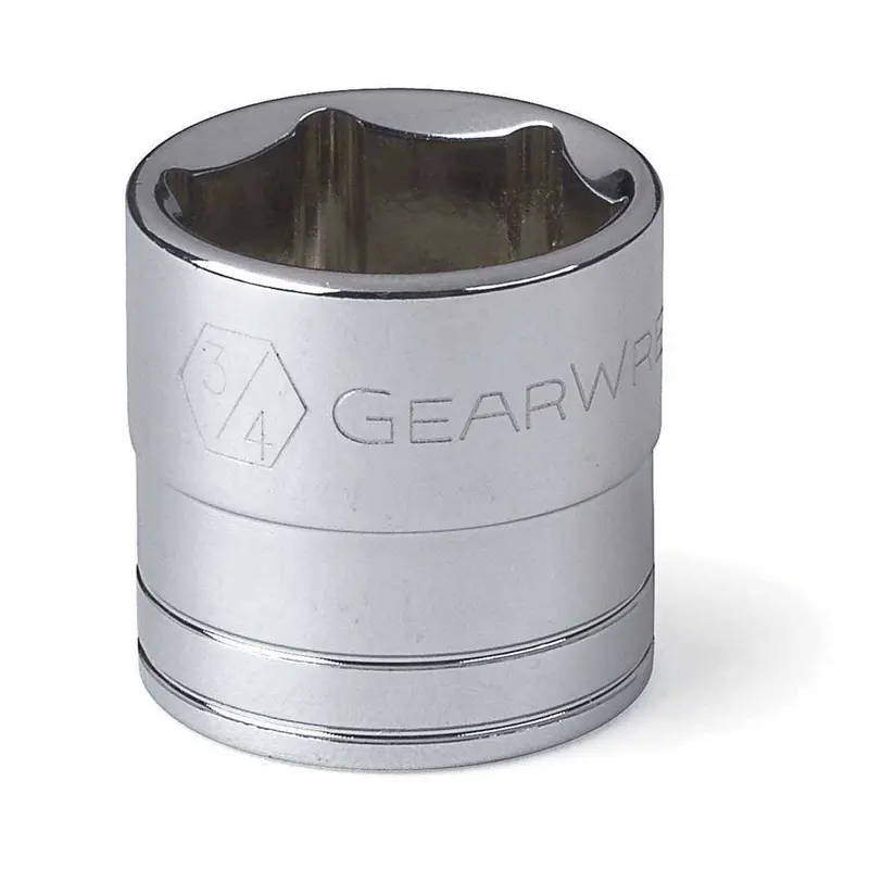 Gearwrench 80358 — 3/8" Drive, 6-Point Standard Sae Socket, 3/4 Inch 1