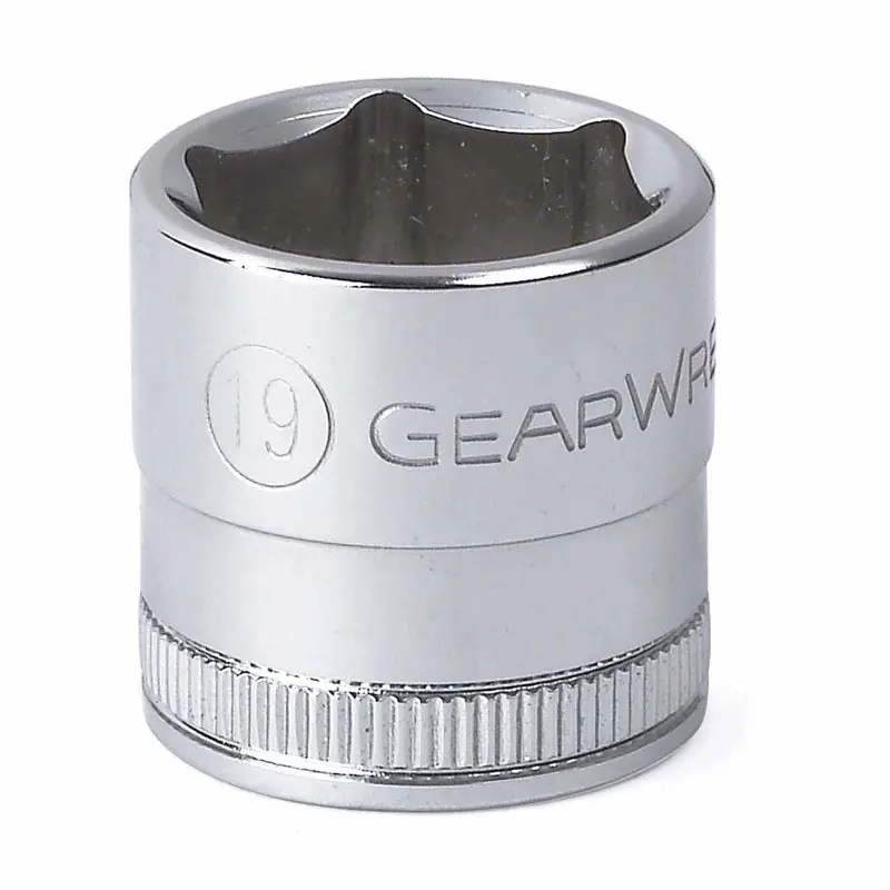 Gearwrench 80387 — 3/8" Drive, 6-Point Standard Metric Socket, 19Mm 1