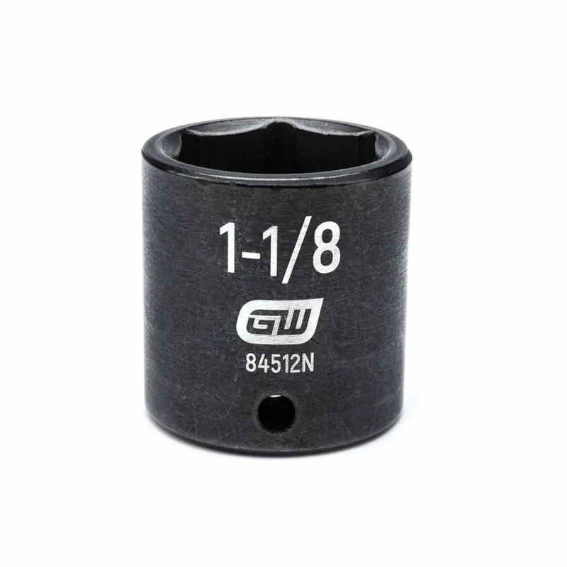 Gearwrench 84512N 1/2" Drive 6-Point Standard Impact Socket – 1-1/8" Sae 1