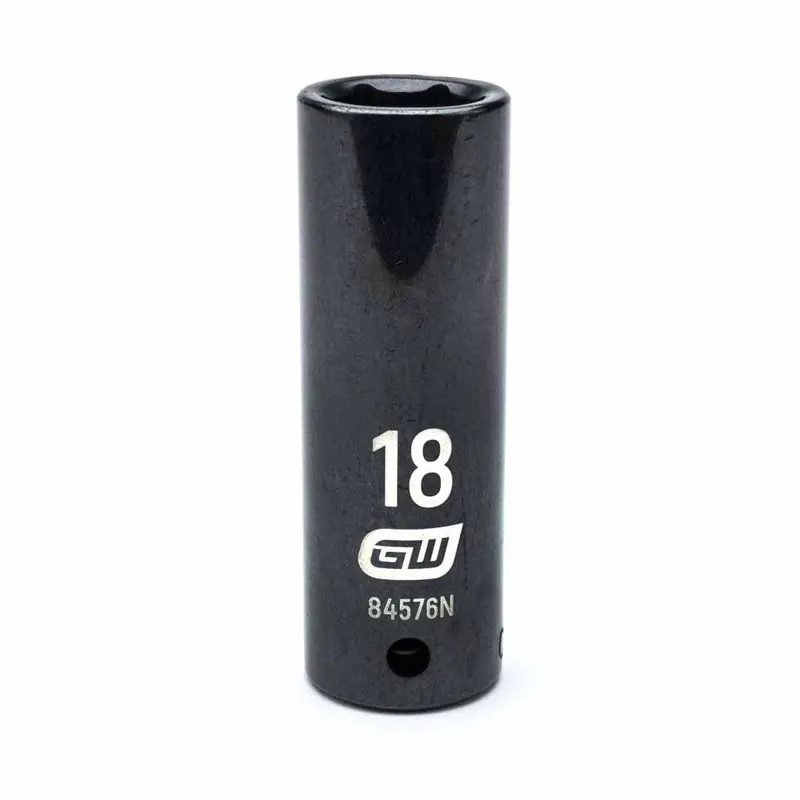 Gearwrench 84576N 1/2" Drive 6-Point Deep Impact Socket – 18Mm Metric 1