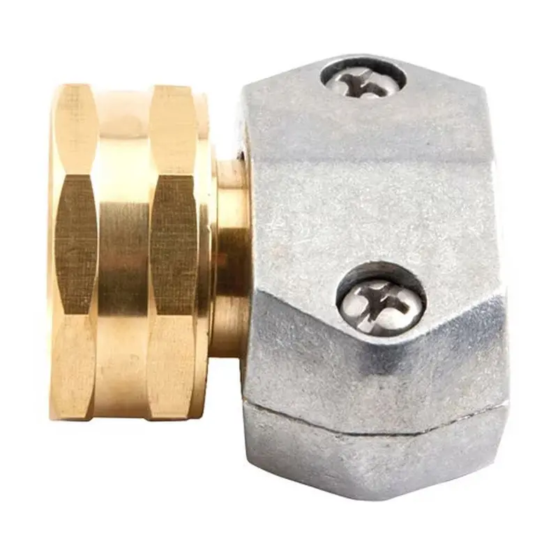 Gilmour 831204 Brass Hose Coupling – Dual-Size Female Clamp (5/8" & 3/4") For Secure Connections 1