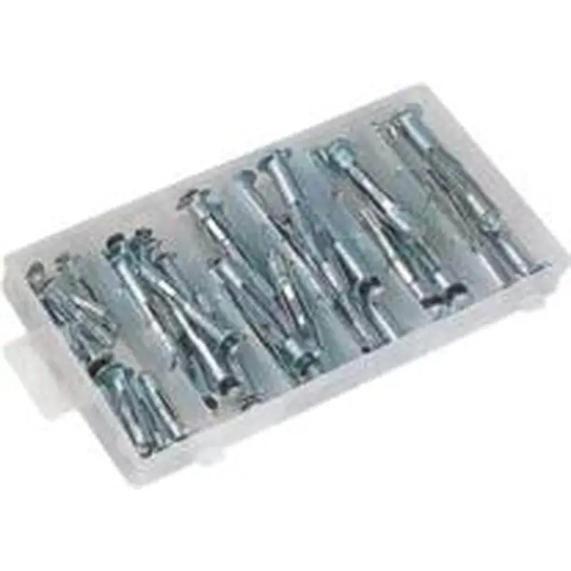Grip 431140 40-Piece Molly Anchor Bolt Kit – Short And Long Variants 1