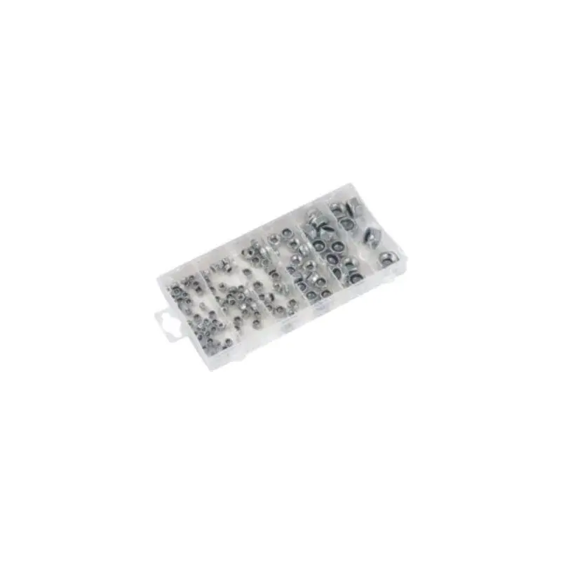 Grip 43139 150-Piece Nylon Insert Lock Nut Set – Zinc Plated 1