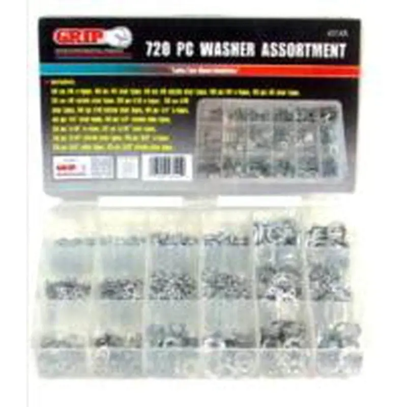 Grip 43145 720-Piece Zinc-Plated Washer Assortment For General Use 1