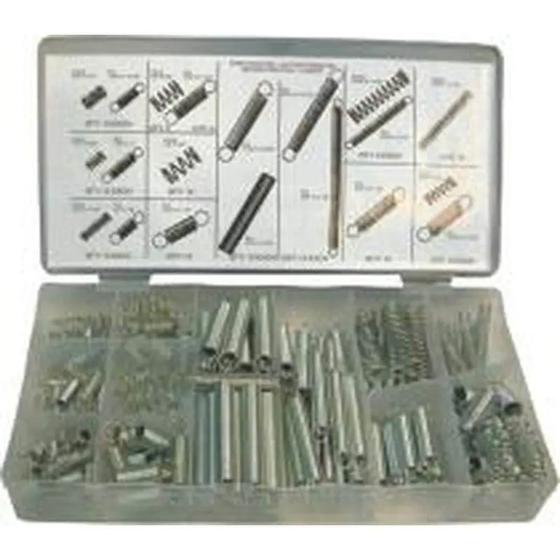 Grip 43160 200-Piece Assorted Zinc-Plated Compression And Extension Spring Kit 1