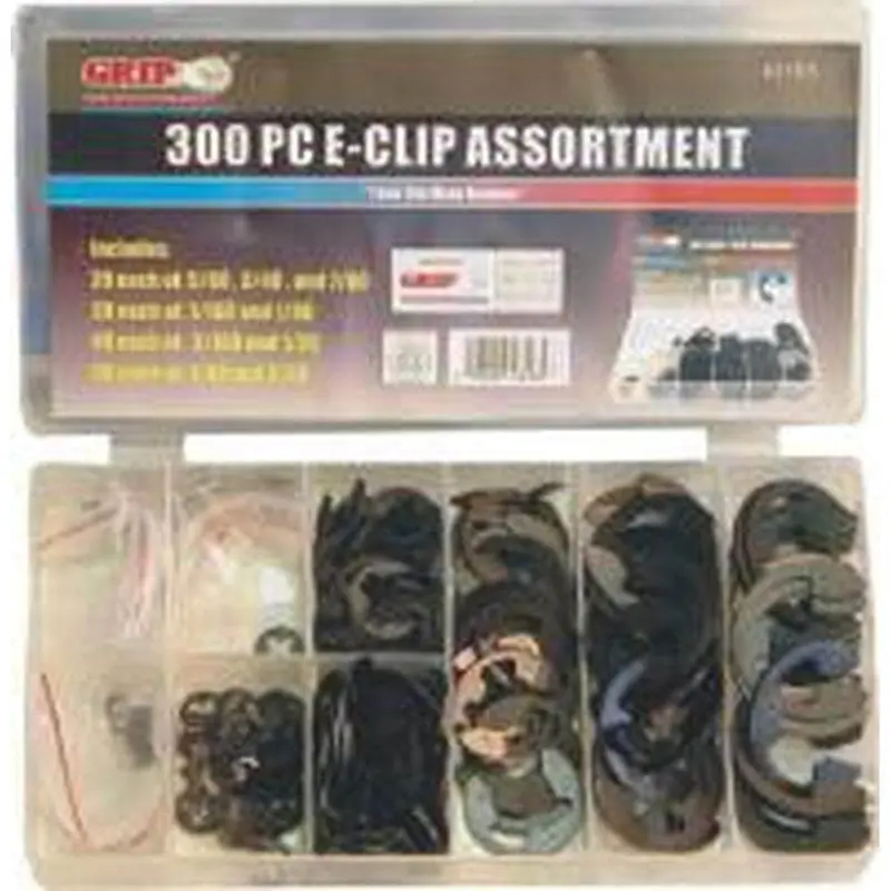 Grip 43165 300-Piece Sae Steel E-Clip Assortment 1