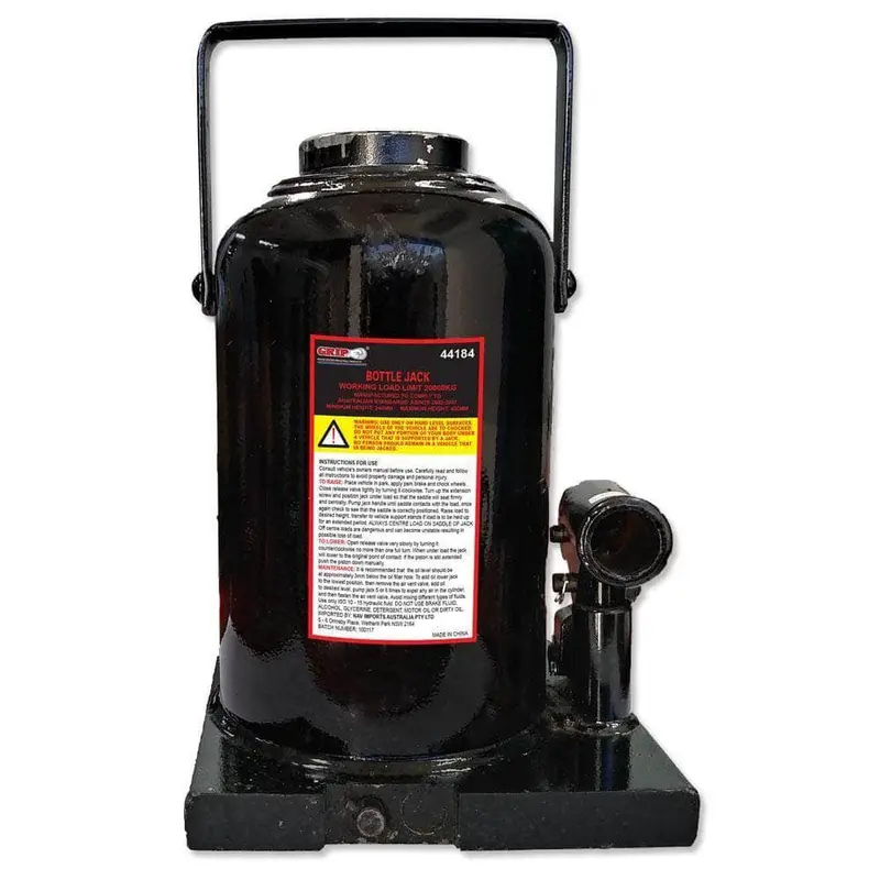 Grip 44184 20-Ton Standard Hydraulic Bottle Jack 1