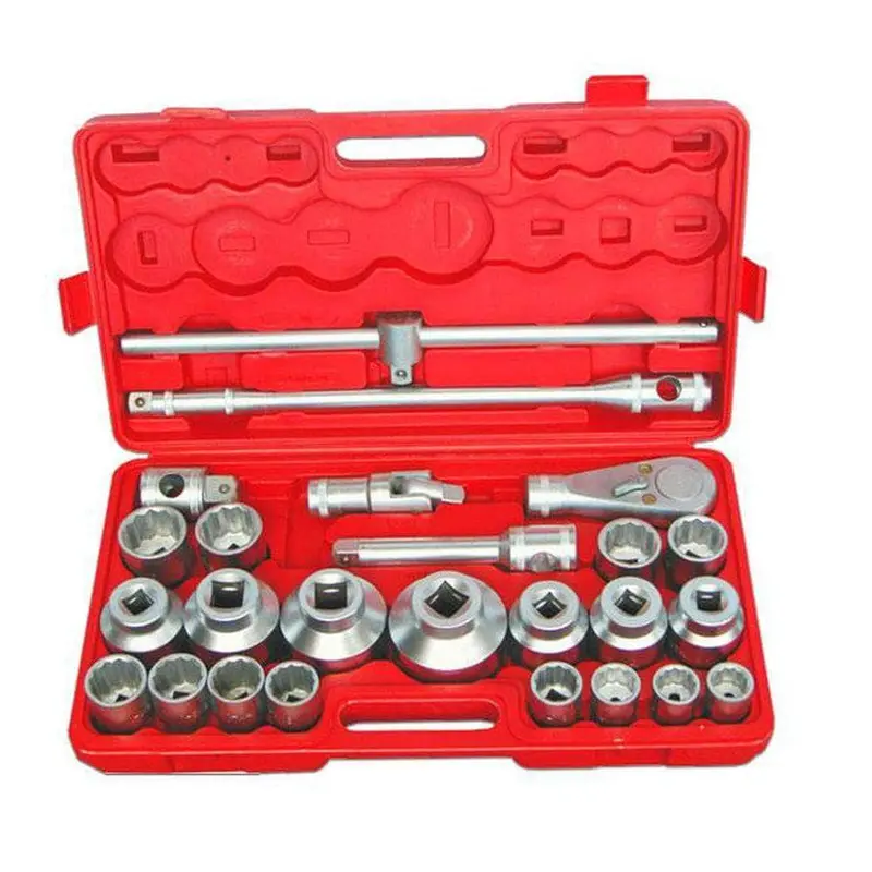 Grip 74060 26-Piece Sae Socket Set – 3/4" And 1" Drives, 12-Point 1