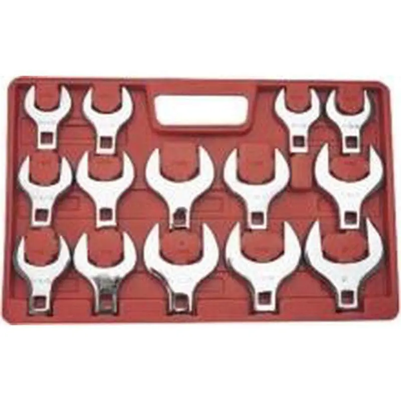 Grip 90150 14-Piece Sae 1/2" Drive Jumbo Crowfoot Spanner Set – Socket-Compatible Wrenches 1