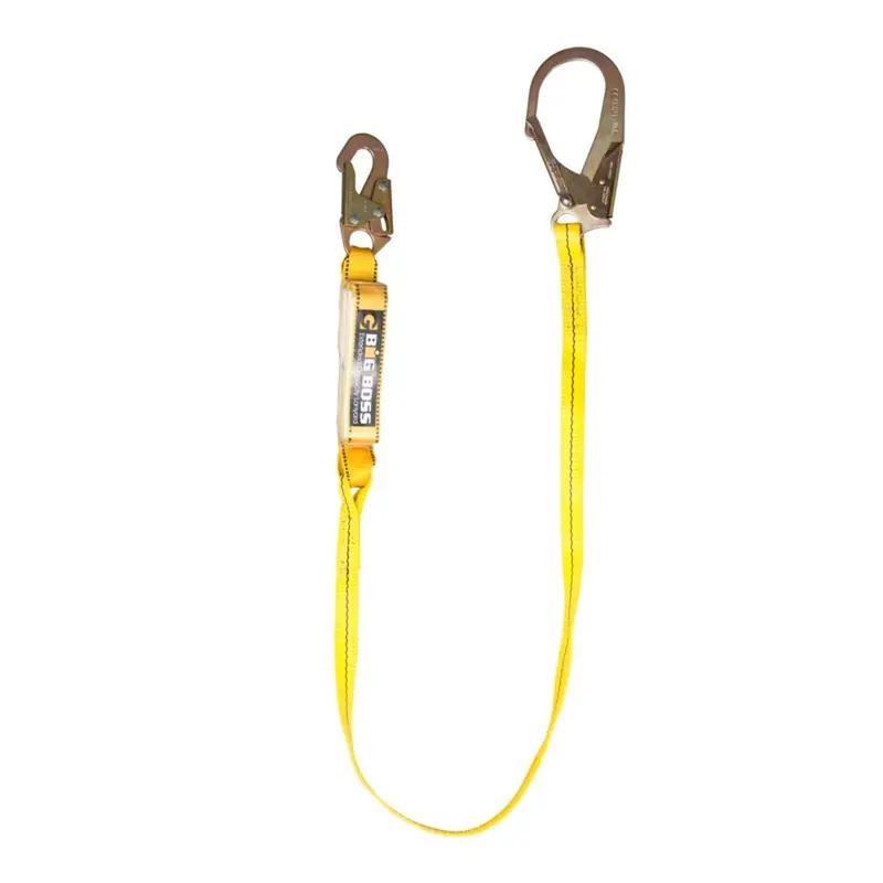 Guardian 21301 Big Boss 6 Ft Shock-Absorbing Rebar Hook Lanyard With Extended Free-Fall Protection 1