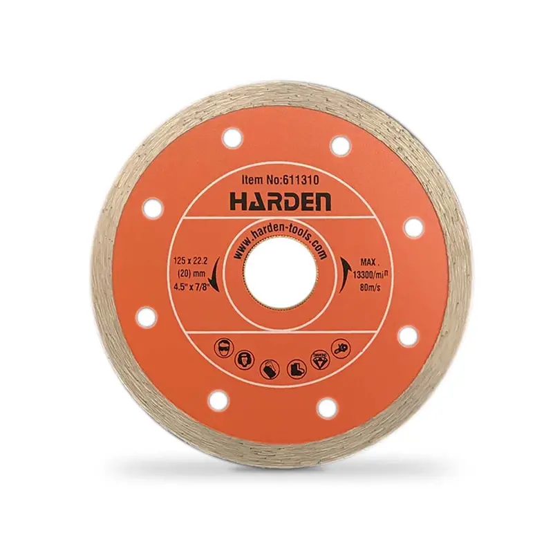 Harden 125Mm (5") Continuous-Rim Diamond Saw Blade 1