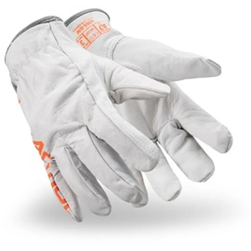 Hexarmor 4066-Xs Chrome Slt Buffalo Leather Cut-Resistant Gloves – Extra Small (1 Pair) 1