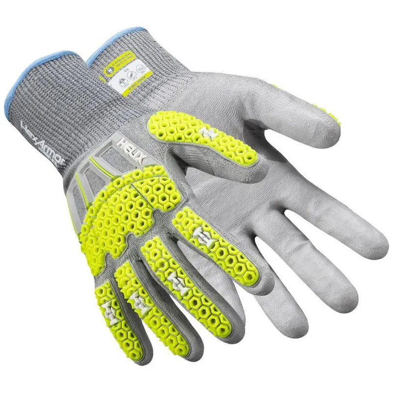 Hexarmor Helix Impact-Resistant Work Gloves – Medium, Ansi A6 Cut Level, 1 Pair 1