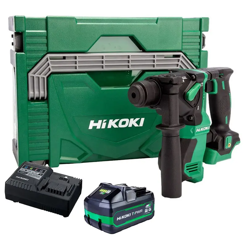 Hikoki Dh18Dpaj3Z 18V Brushless Sds+ Rotary Hammer With Dual-Capacity Battery (4.0Ah/8.0Ah), Charger & Case 1