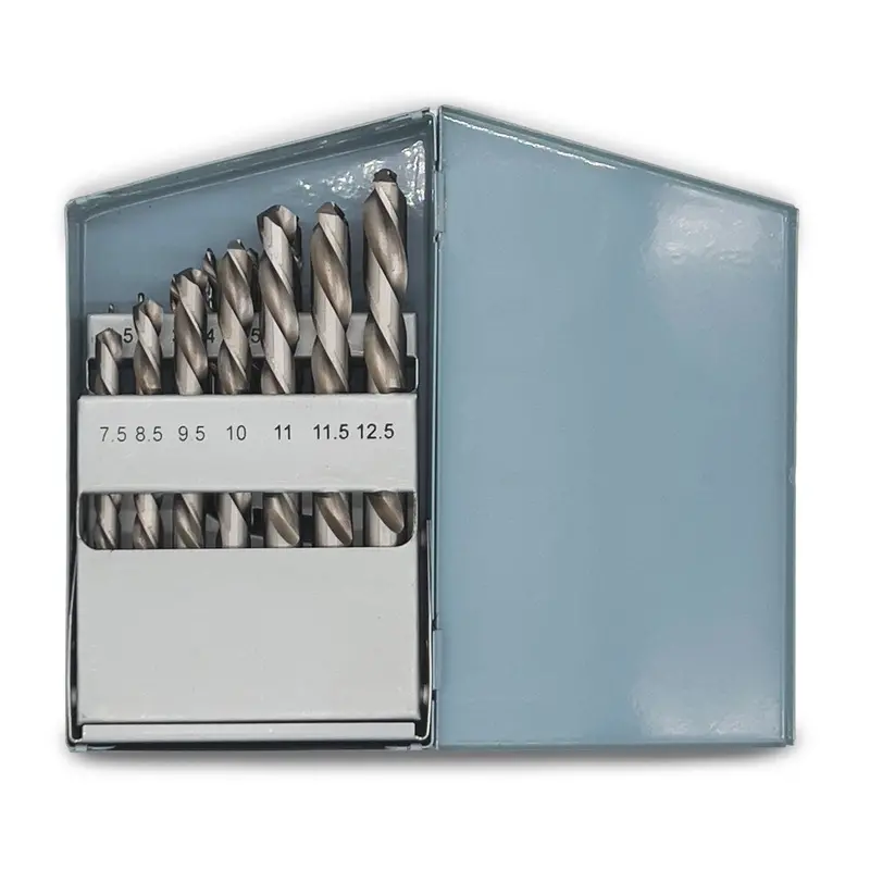 Insize In0004 15-Piece Left-Hand Hss M2 Drill Bit Set 1
