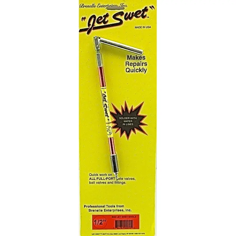 Jet 50 1/2" Pro Plumbing Plug Tool – Non-Drain Soldering Aid For Copper Water Lines 1