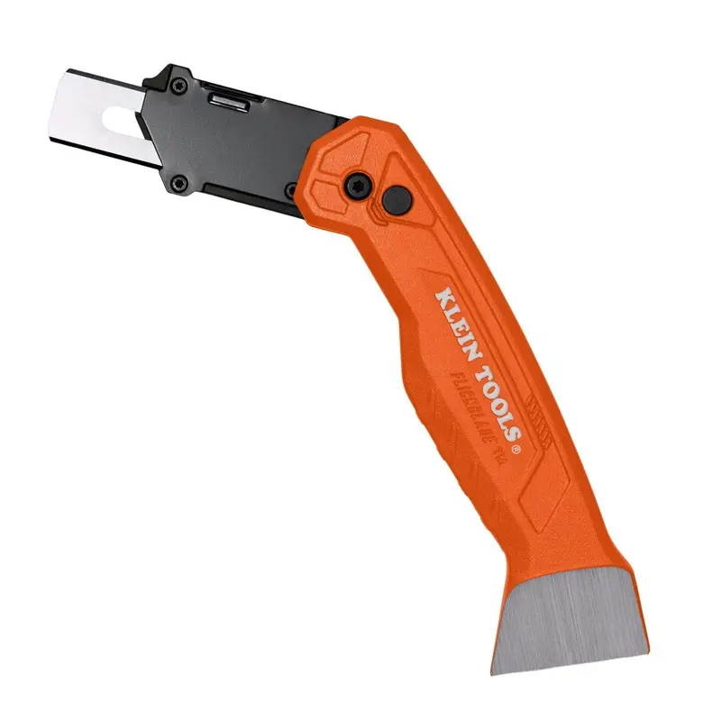 Klein Folding Carpet Utility Knife – 8.23" Tuck-Ready Design With Integrated Tucking Tool 1