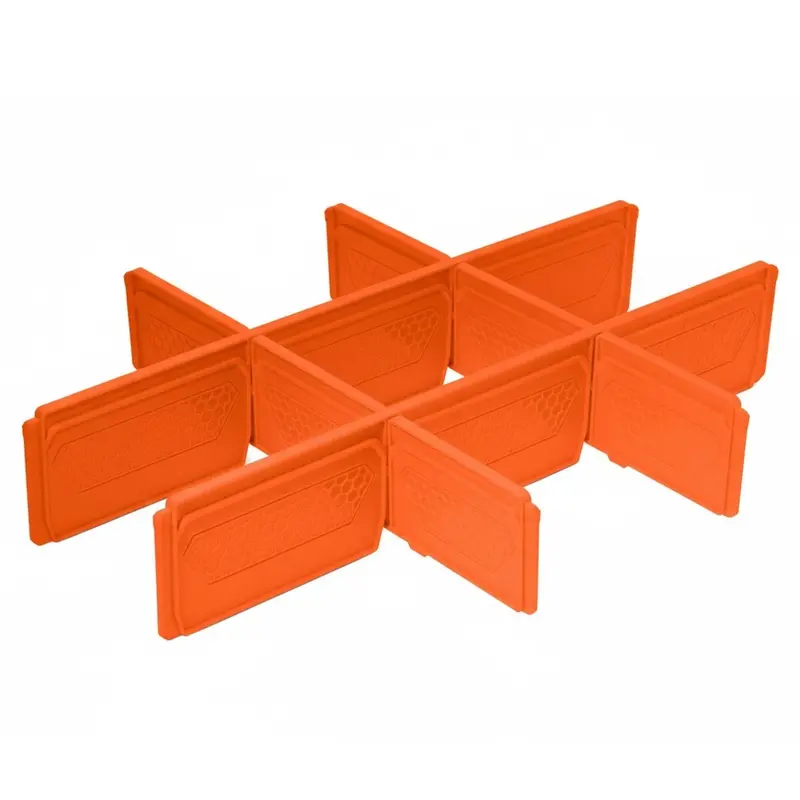 Klein Tools 549012Mbr Replacement Dividers For Modbox 54801Mb Small Drawer – Orange Plastic (4-Pack) 1