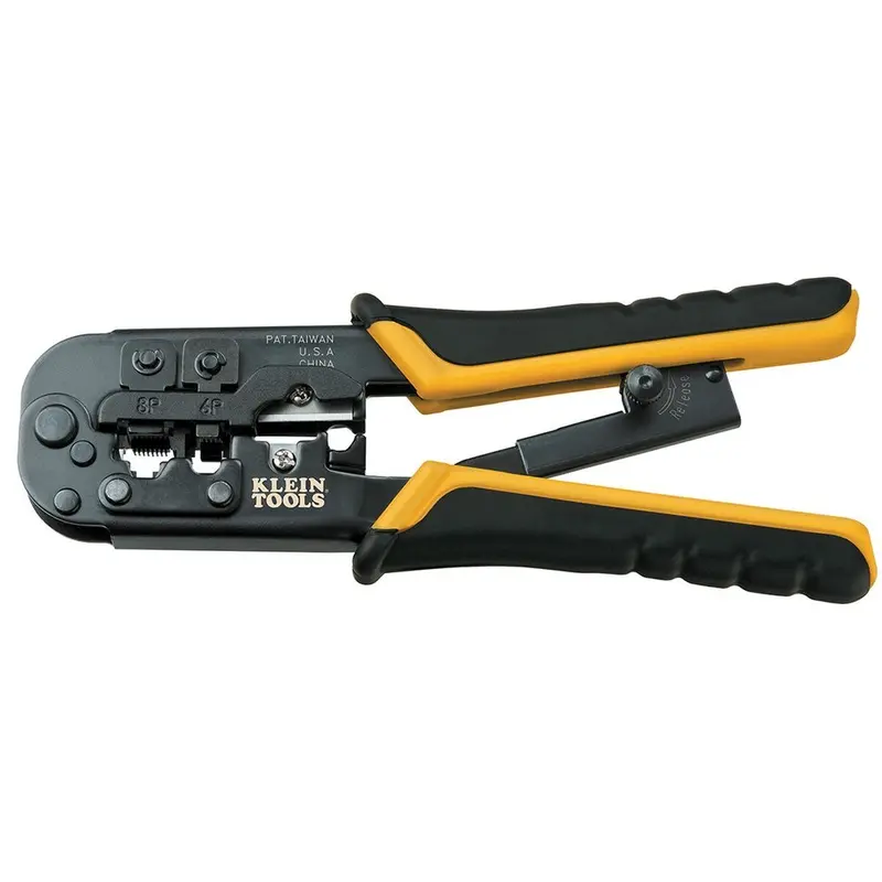 Klein Tools Vdv226011Sen Ratcheting Modular Crimper & Stripper For Rj11/Rj12/Rj45 1