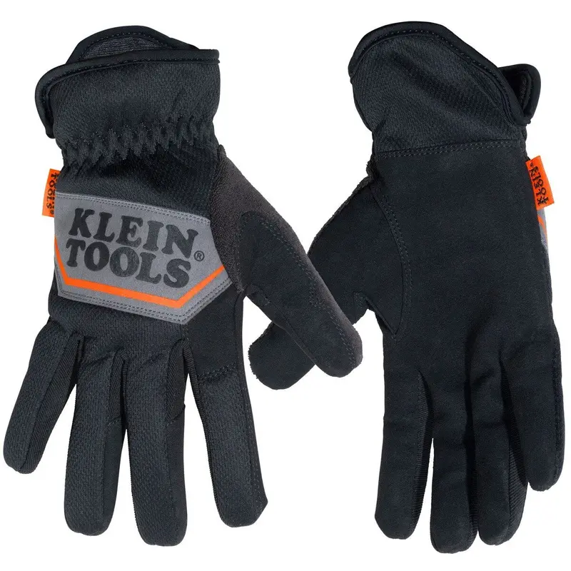 Klein Touchscreen Work Gloves – Lightweight General-Purpose Fit, Medium Size (9") 1