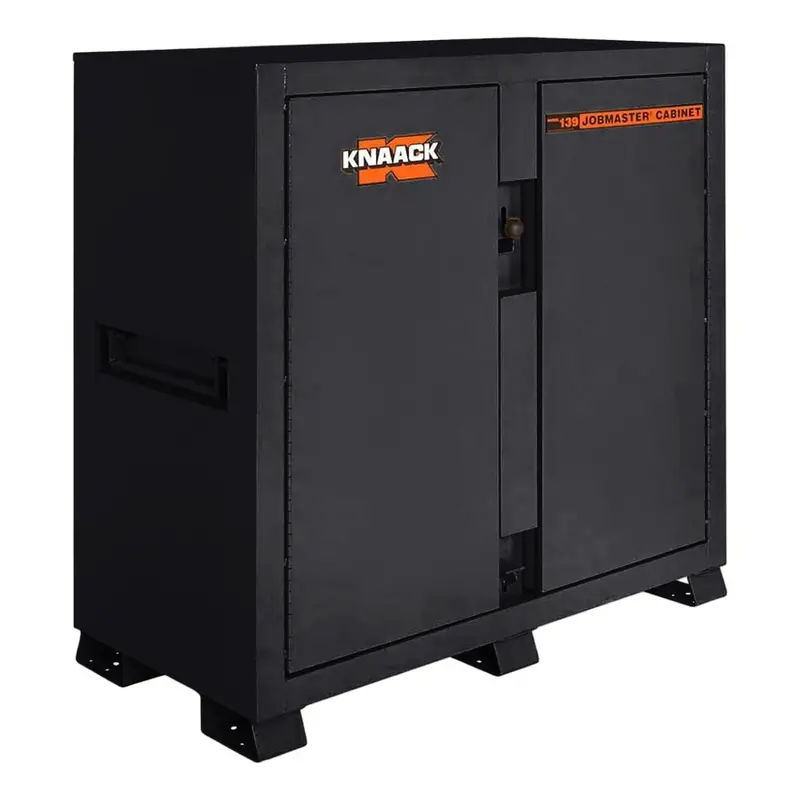 Knaack 139-Kl-50Nr Jobsite Steel Storage Cabinet – 60"X30"X60", 59.4 Cu Ft, Jet Black Finish 1