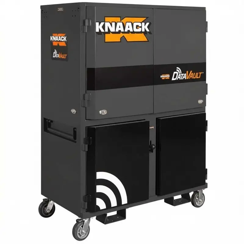 Knaack Datavault Digital Plan Station: Full-Size 55" X 30" X 75" Mobile Workstation For Field Offices 1