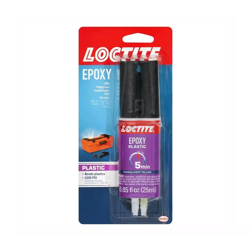 Loctite Epoxy Plastic Adhesive – Dual-Syringe, 25 Ml, High-Strength Bonding For Abs, Pvc & Fiberglass 1