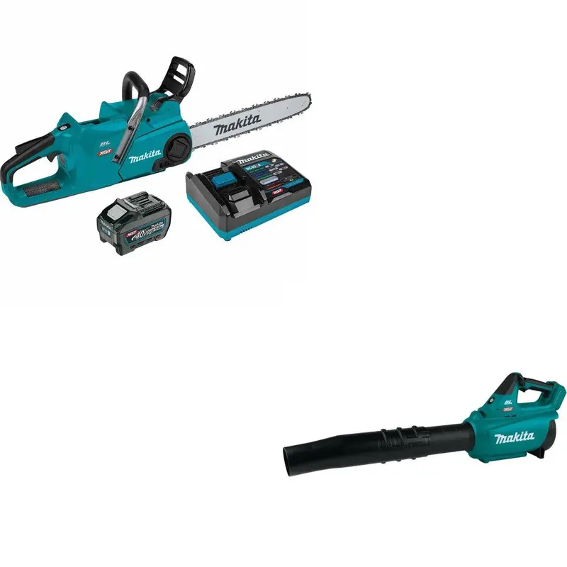Makita Gcu06T1 40V 18" Cordless Chainsaw Kit With Free Gbu01Z Blower 1