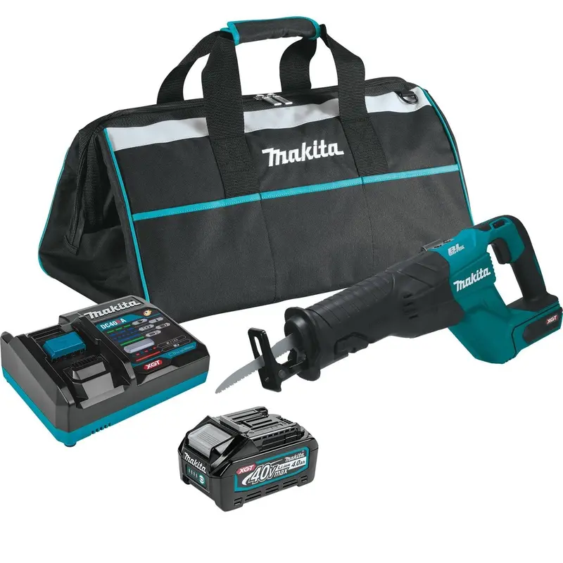 Makita Grj01M1 40V Xgt Reciprocating Saw Kit – Cordless Demolition Tool With 4.0Ah Battery 1
