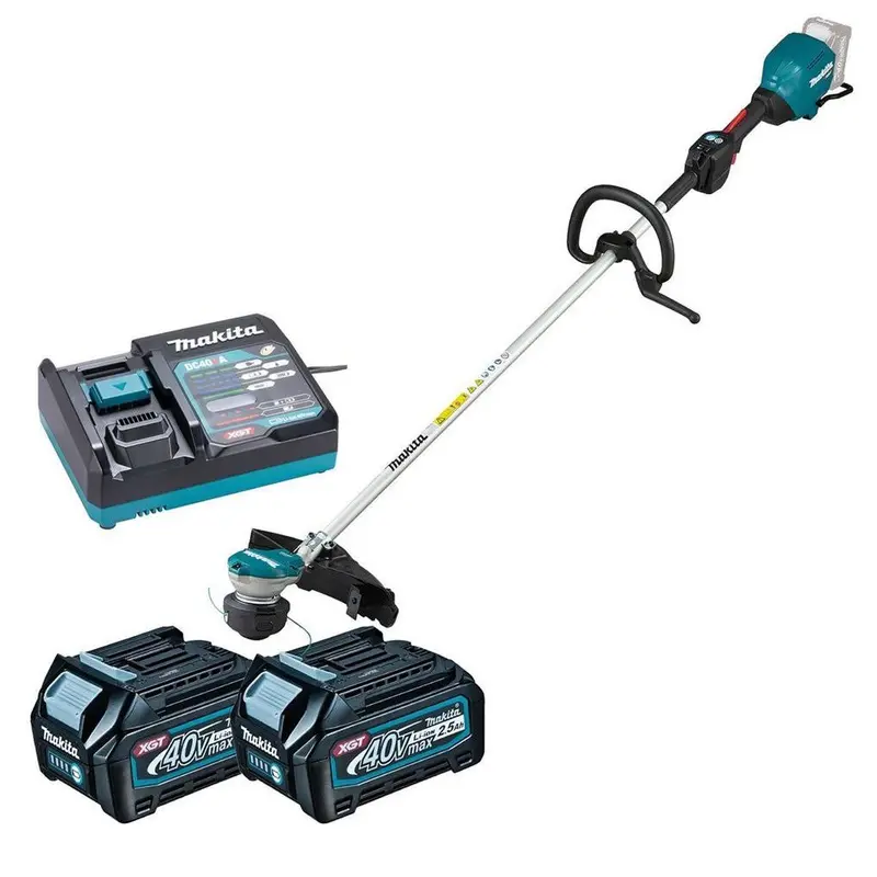 Makita Ur003Gd202 40V Xgt Cordless Line Trimmer – Dual 2.5Ah Batteries & Charger Included 1