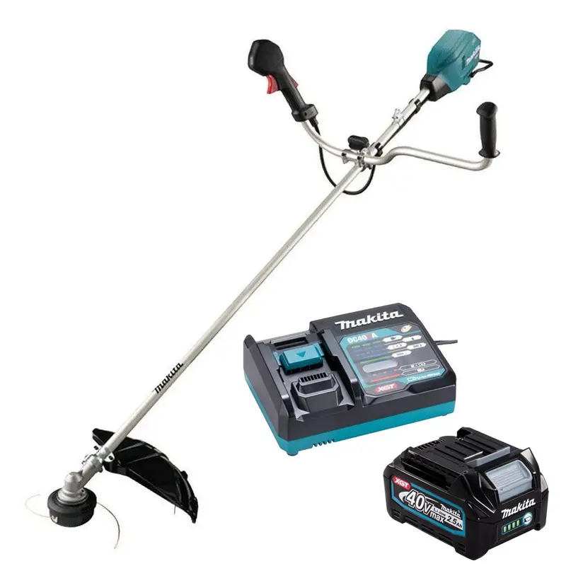 Makita Ur006Gz04 40V Xgt Brushless Brush Cutter – 2.5Ah Battery & Charger 1
