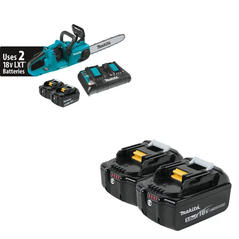 Makita Xcu03Pt 36V Cordless Chainsaw Kit – With Two 5.0Ah Batteries 1