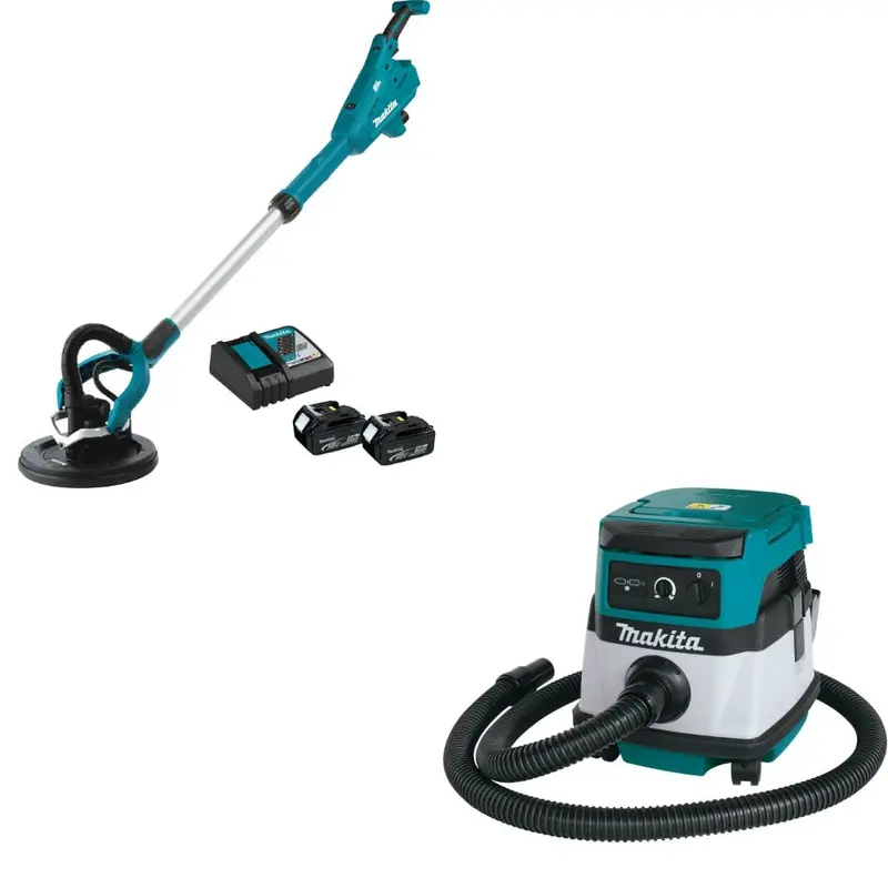 Makita Xls01Tx1 Drywall Sander Kit – Includes 2.1-Gallon Dry Vacuum 1