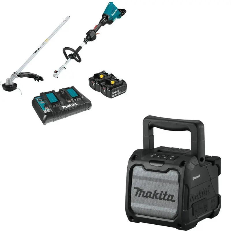 Makita Xux01M5Pt Power Head Kit With Xrm08B Bluetooth Jobsite Speaker 1