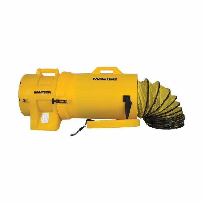 Master Mb-P1210-Dc25 12" Confined Space Ventilator Kit – Includes Duct Canister And 25 Ft Flexible Duct 1