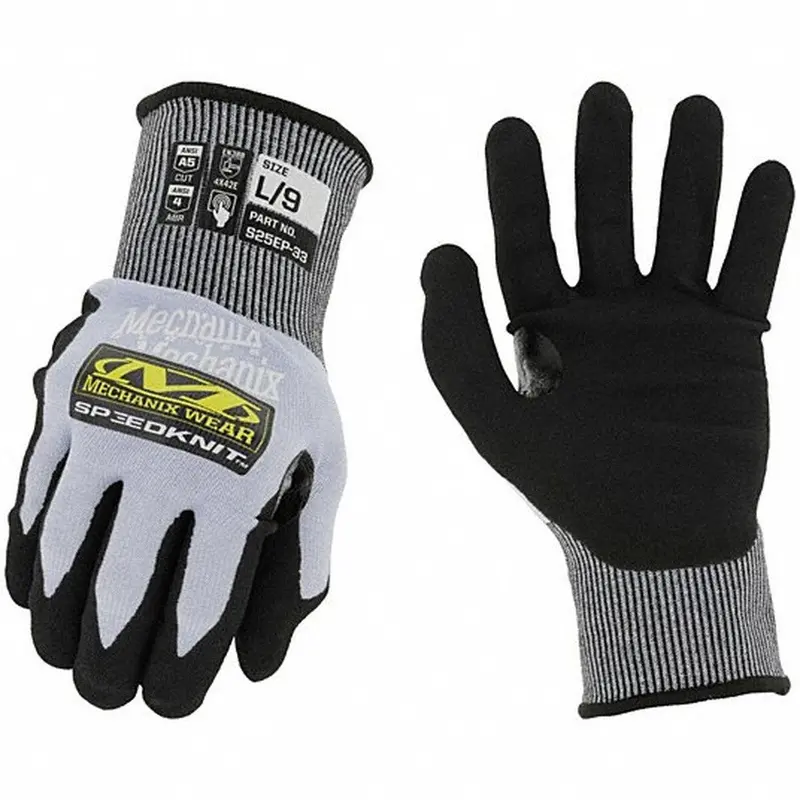 Mechanix Speedknit S25Ep-33-010 Cut-Resistant Safety Gloves – Neoprene/Nitrile Palm, 12" Length, Xl 1