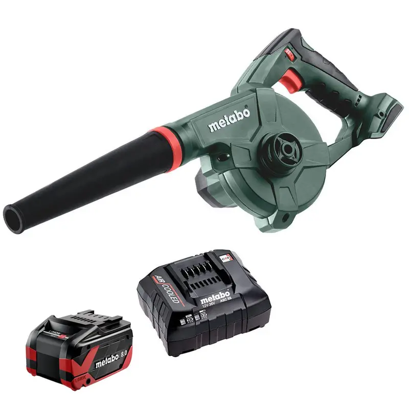 Metabo Ag 18 18V Cordless Blower – 8.0Ah Battery & Charger Package 1