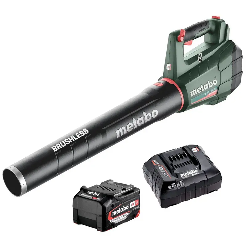 Metabo Lb 18 Ltx Bl 18V Brushless Leaf Blower – Includes 4.0Ah Battery & Charger 1