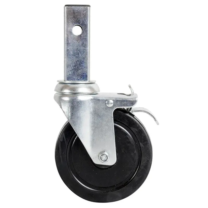 Metal Tech I-C1Cas5 5" Scaffold Caster – Square Shank, Locking Pin, Sold Individually 1