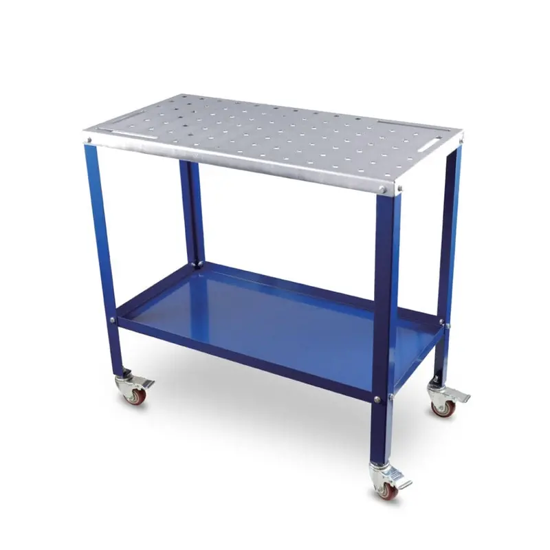 Metaltech Mtwt1836 Mobile Welding Table – 915 × 460Mm Foldable Trolley With Adjustable Work Surface 1