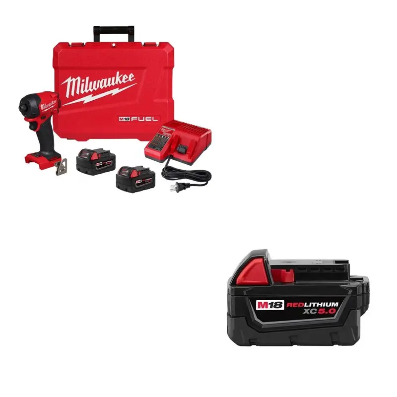 Milwaukee 2761-22 Hydraulic Driver Kit Featuring A Complimentary 5.0Ah Battery 1