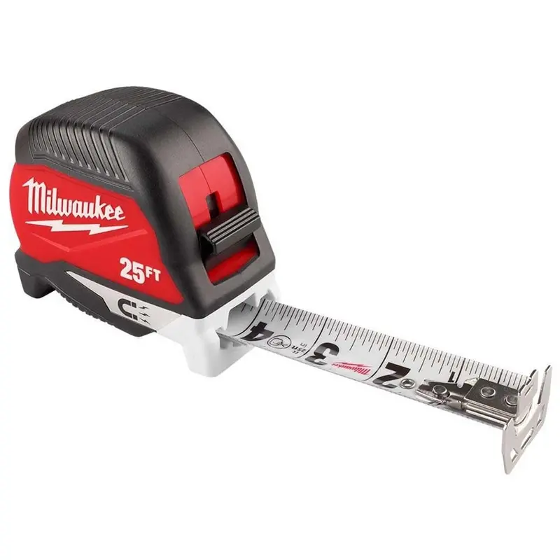 Milwaukee 48-22-1027M 25-Foot Magnetic Tape Measure – Compact Wide-Blade Design For Electricians 1