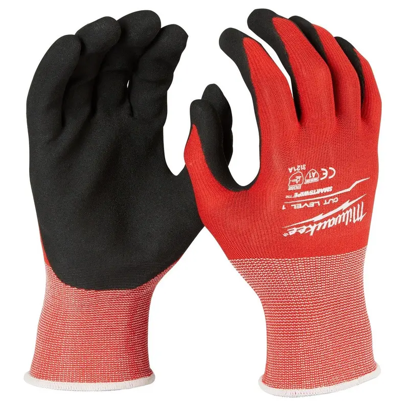 Milwaukee 48-22-8900E Cut Level 1 Nitrile-Dipped Work Gloves – Small 1