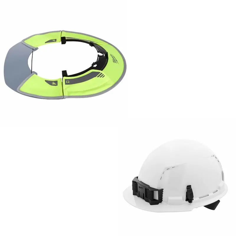 Milwaukee 48-73-1073 Sun Visor Kit — Includes 48-73-1200 Hard Hat (Free) 1