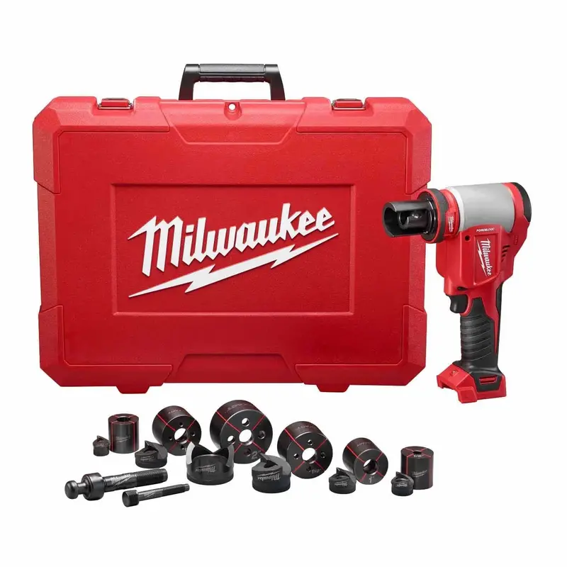 Milwaukee M18 Force Logic 10-Ton Knockout Tool – 1/2" To 2" Range (2676-02) 1