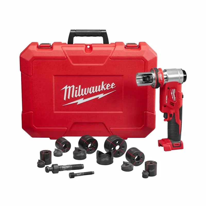 Milwaukee M18 Force Logic 6-Ton Knockout Tool – 1/2" To 2" Range (2677-02) 1