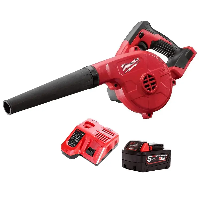 Milwaukee M18Bbl-0 18V Compact Brushless Blower – Includes 1×5.0Ah Battery & Charger 1