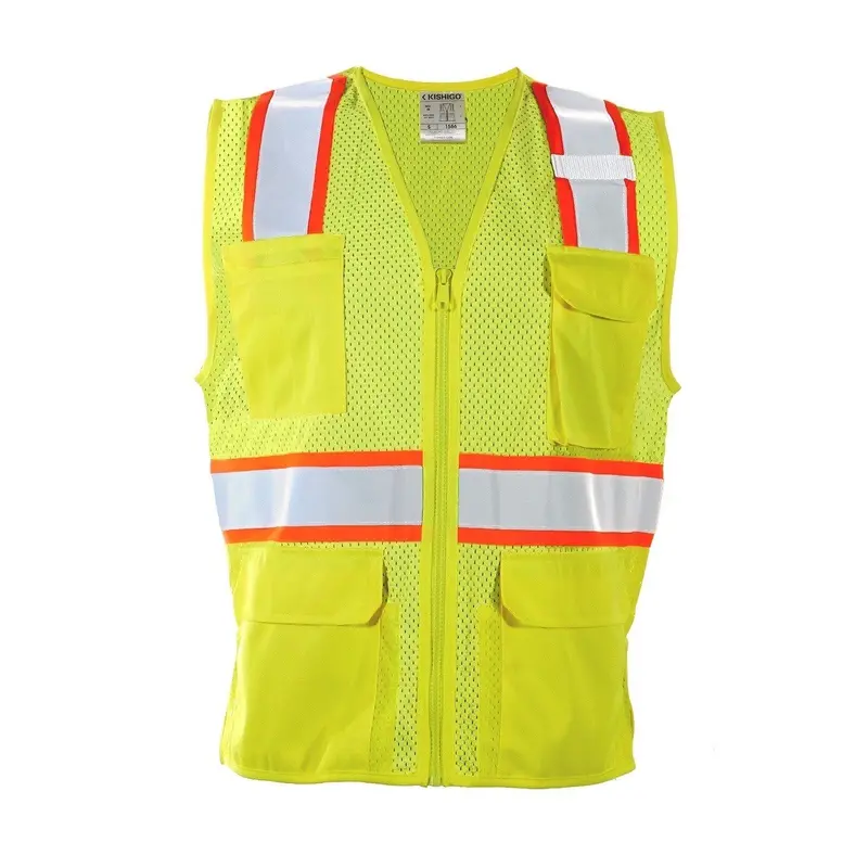 Ml Kishigo Women’S Class 2 All-Mesh Lime Hi-Vis Vest – Small (Model 1586) 1