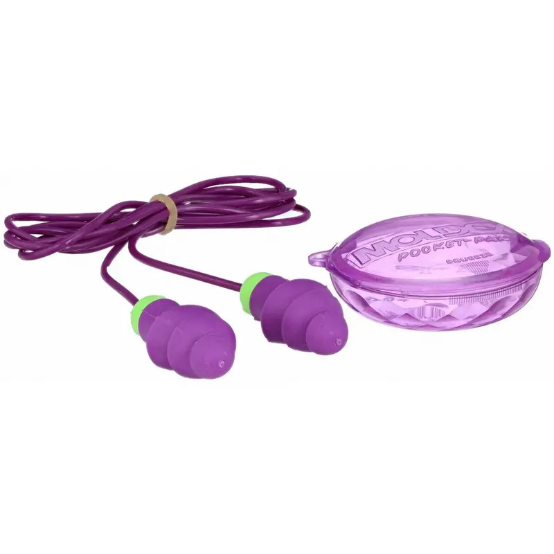 Moldex 6405 Rockets Corded Flanged Earplugs – Reusable, 27Db Nrr, Pocket-Pak Storage Included 1