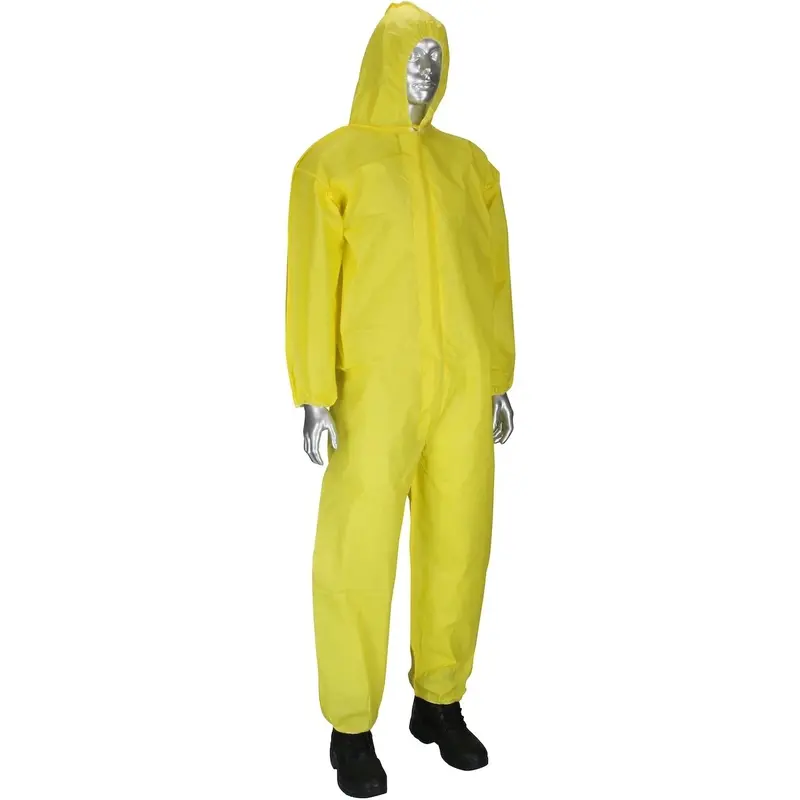 Pip 3678B/3Xl Posiwear Ub Plus Chemical-Resistant Disposable Coverall With Hood, Elastic Cuffs & Ankles – Size 3Xl (25 Per Case) 1